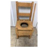 Oak Potty Chair