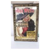 Framed Mea West Movie Poster