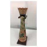 Ceramic Vase w/ Stand