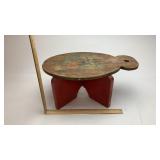 Step Stool With Mexican Stencil