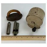 Mini Flat Iron, Tire Gauge, Rope Winder, Etc