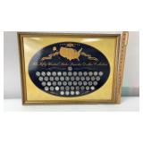 50 State Quarter Collection Framed