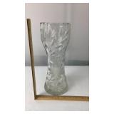 Etched Glass Vase