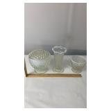 3-Hobnail Opalescent Collectible Pieces