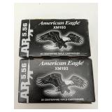 American Eagle 5.56x45mm 55gr FMJ 20 Round Boxes
