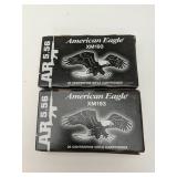 American Eagle 5.56x45mm 55gr FMJ 20 Round Boxes