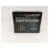 Liberty Ammo 9 mm +P 50gr. 20 Rounds