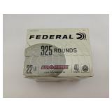 Federal 22 LR 40gr 325 Rounds