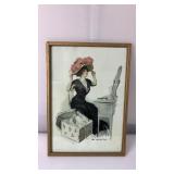 Framed Print- Copyright 1910, Flagg
