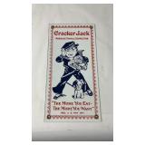 Porcelain Sign- Cracker Jack- 6" x 12"