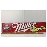 Miller Beer Sign- Tin
