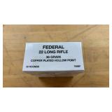 .22 Cal. LR .36 Gr. Federal HP Ammo
