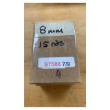 7.9mm Military Ammo Bx. 15 Rounds