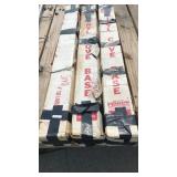 3 Boxes of 4" Rubber Cove Base, Gray