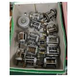 Box of Fishing Reels