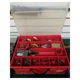 Fishing Tackle Box with Contents