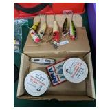 Assortment Fishing Lures and Line