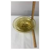 Depression Amber Glass Nesting Bowls
