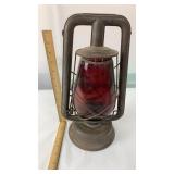 Embury, Warsaw, NY Lantern- Red Globe