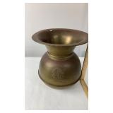 Redskin Brand Brass Spittoon