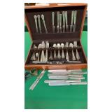 95 Pieces Of Silver Plate With Case-