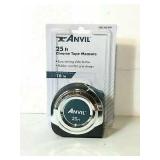 Anvil 25 Foot Chrome Tape Measure