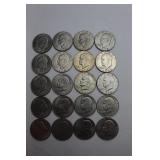 Lot of 20 Ike Dollars
