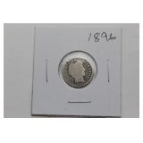 1896 Barber Dime