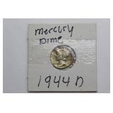 1944 Mercury Dime