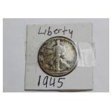 1945 Liberty Walker Half Dollar