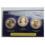 Warren G Harding Coin Set