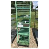 Metal Rolling Shelf Unit