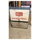 Vintage Wells Metal Tune-up Cabinet