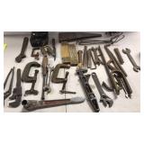 Box Lot of Tools and Hardware