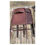 2- Metal Folding Chairs