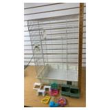 Bird Cage With Accessories