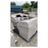 2 Fiberglass Pontoon Steering Console