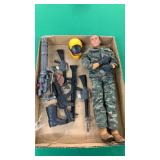 Military Doll With Accessories