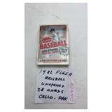 1982 Fleer Unopened Baseball Cards