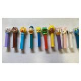 11 Famous PEZ Toys - Donald Duck, Tweety,