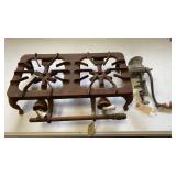 Cast Iron #202 Gas Stove W/Porcelain Knobs