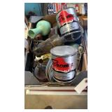 Box Of Glass And Collectables