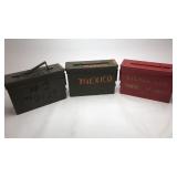 3- Metal Ammo Cans