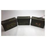3- Metal Ammo Cans