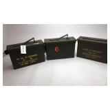3- Metal Ammo Cans