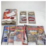 24 Empty Sportscard Boxes, NASCAR Magazines and 2