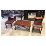 3 Mahogany End/Coffee Tables