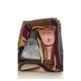 Box W/ 2 Holsters and Ammo Belt