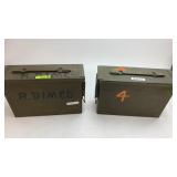 Small Military Ammo Can X 2