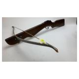 Wooden Cross Bow W/Aluminum Bow